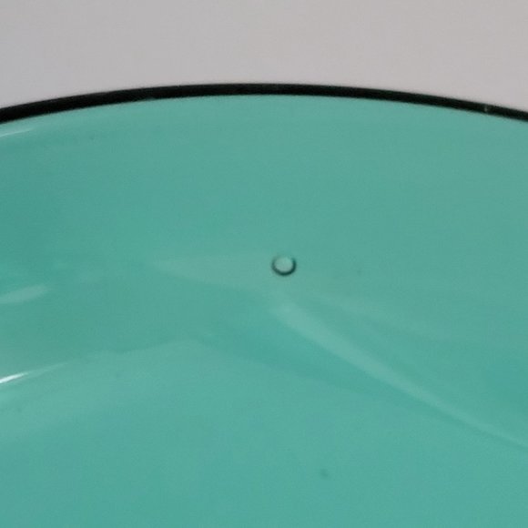 Vintage Farber Krome Kraft Green Glass Compote / Candle Holder Screw on Base - Picture 11 of 11